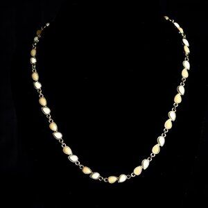 Banana Republic Necklace With Tear Drop Shape In A Neutral Palette - Hang Tag BR